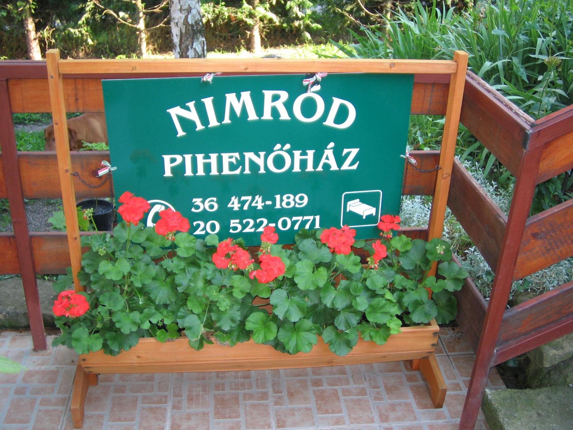 Nimród Pihenőház Egerszalók Esterno foto